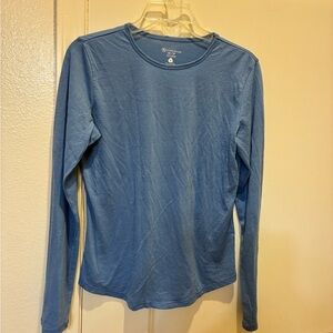 Cloudveil Women’s Merino Wool base layer Made in Canada XS in Blue